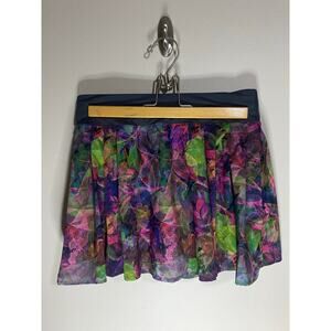 EUC Lululemon Side-Pleat High-Rise Tennis Skirt Sz 6 Vivid Floral Tone Multi